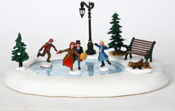 Lemax Kerstdorp Schaatsbaan - set van 9 - 4.5V adapter