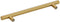 vidaXL - Handvatten - 10 - st - 160 - mm - roestvrij - staal - goudkleurig