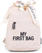 Childhome My First Bag - Kinderrugzak - Teddy Ecru - Zacht & Trendy - Verstelbare Veiligheidsgesp