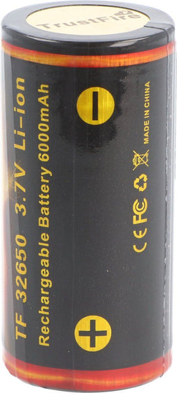 Trustfire 32650 6000mAh 3.6V - 3.7V beschermde Li-ion batterij - 2 stuks