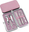 Super Deluxe Manicureset - Inclusief opbergetui en accessoires - RVS - Zwart (1 set)