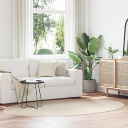 vidaXL - 'HUARTE'Beige - Vloerkleed - 160x230 - cm - Ovaal