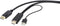 Renkforce RF-4600634 - Kabel - DisplayPort naar HDMI + USB - Zwart