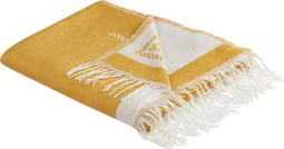 JALKINI - Plaid - Geel - 130 x 170 cm - Polyester
