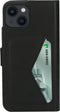 Mobiparts iPhone 13 - Classic Wallet Case - RFID bescherming - Zwart