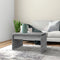 vidaXL - Salontafel - 68x50x38 - cm - bewerkt - hout - grijs - sonoma - eiken