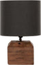 MUST Living Table lamp Reef,40xØ35 cm, linen dark shade