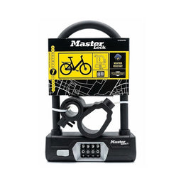 Masterlock U-beugelslot 8315EURDPRO - cijferslot - 245x153mm - programmeerbare 4-cijferige combinatie