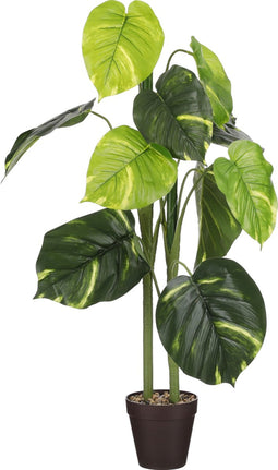 Mica Decorations Caladium - Kunstplant H100 x Ø50 cm - Donkergroen