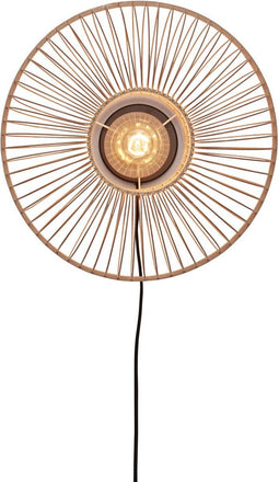 GOOD&MOJO Wandlamp Hokkaido - Bamboe - Ø38cm - Binnen