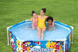 Bestway - Kinderzwembad - Steel - Pro - UV - Careful - bovengronds - 183x51 - cm