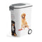 Curver Voedselcontainer Hond - 54L - Lucht- en vochtdicht - Wit/Grijs