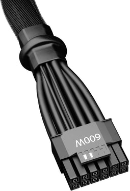 be quiet! 12VHPWR - PCIe Adapter Kabel - 0,6 m - Zwart