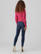VERO MODA VMHOLLYKARISPUFF LS O-NECK PULLOV GA BOO Dames Trui - Maat XL - Viscose/Polyester/Nylon