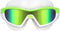 Aquasphere Vista Pro - Zwembril - Volwassenen - Green Titanium Mirrored Lens - Lime/Wit
