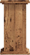 vidaXL - Plantenstandaard - 33x33x60 - cm - bewerkt - hout - oud - houtkleurig