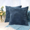 CALIYO Kussenhoes - Sierkussen 40x80 cm - Corduroy Lichtbruin - Gestreept (2 stuks)