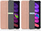 imoshion Tablet Hoes Geschikt voor iPad Mini 7 (2024) / iPad Mini 6 (2021) - imoshion Trifold Bookcase - Goud /Goud