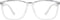 LC Eyewear Computerbril - Blauw Licht Bril - Blue Light Glasses - Beeldschermbril - Unisex - Transparant - Retro