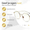 LC Eyewear Computerbril - Blauw Licht Bril - Blue Light Glasses - Beeldschermbril - Metaal - Unisex Bril Zonder Sterkte - Goud