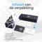 LC Eyewear Computerbril - Blauw Licht Bril - Blue Light Glasses - Beeldschermbril - Unisex Bril Zonder Sterkte - Transparant Blauw