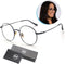 LC Eyewear Computerbril - Blauw Licht Bril Zonder Sterkte - Blue Light Glasses - Beeldschermbril - Metaal - Unisex - Zwart