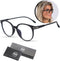 LC Eyewear Computerbril - Blauw Licht Bril Zonder Sterkte - Blue Light Glasses - Beeldschermbril - Unisex Bril Zonder Sterkte - Mat Zwart