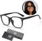 LC Eyewear Computerbril - Blauw Licht Bril Zonder Sterkte - Blue Light Glasses - Beeldschermbril - Design - Unisex - Zwart