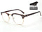 LC Eyewear Computerbril - Blauw Licht Bril Zonder Sterkte - Blue Light Glasses - Beeldschermbril - Club - Unisex - Bruin
