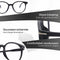 LC Eyewear Computerbril - Blauw Licht Bril Zonder Sterkte - Blue Light Glasses - Beeldschermbril - Unisex Bril Zonder Sterkte - Mat Zwart