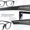 LC Eyewear Computerbril - Blauw Licht Bril Zonder Sterkte - Blue Light Glasses - Beeldschermbril - Design - Unisex - Zwart