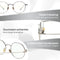 LC Eyewear Computerbril - Blauw Licht Bril Zonder Sterkte- Blue Light Glasses - Beeldschermbril - Metaal - Unisex - Zilver