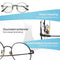 LC Eyewear Computerbril - Blauw Licht Bril Zonder Sterkte - Blue Light Glasses - Beeldschermbril - Metaal - Unisex - Zwart