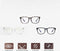 LC Eyewear Computerbril - Blauw Licht Bril Zonder Sterkte - Blue Light Glasses - Beeldschermbril - Unisex - 3 Pack