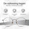 LC Eyewear Computerbril - Blauw Licht Bril Zonder Sterkte- Blue Light Glasses - Beeldschermbril - Metaal - Unisex - Zilver