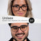 LC Eyewear Computerbril - Blauw Licht Bril Zonder Sterkte - Blue Light Glasses - Beeldschermbril - Unisex Bril Zonder Sterkte - Mat Zwart