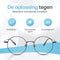 LC Eyewear Computerbril - Blauw Licht Bril Zonder Sterkte - Blue Light Glasses - Beeldschermbril - Metaal - Unisex - Zwart