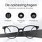 LC Eyewear Computerbril - Blauw Licht Bril Zonder Sterkte - Blue Light Glasses - Beeldschermbril - Unisex Bril Zonder Sterkte - Mat Zwart