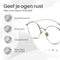 LC Eyewear Computerbril - Blauw Licht Bril Zonder Sterkte- Blue Light Glasses - Beeldschermbril - Metaal - Unisex - Zilver