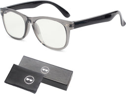 LC Eyewear Computerbril voor Kinderen - Blauw Licht Bril Zonder Sterkte- Blue Light Glasses - Beeldschermbril - Unisex - Zwart