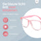 LC Eyewear Computerbril voor Kinderen - Blauw Licht Bril Zonder Sterkte- Blue Light Glasses - Beeldschermbril - Unisex - Transparant Roze