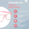LC Eyewear Computerbril voor Kinderen - Blauw Licht Bril Zonder Sterkte- Blue Light Glasses - Beeldschermbril - Unisex - Transparant Roze