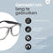 LC Eyewear Computerbril voor Kinderen - Blauw Licht Bril Zonder Sterkte- Blue Light Glasses - Beeldschermbril - Unisex - Zwart