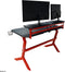 LC-POWER® LC-GD-1R Gamebureau - 130 cm breed - Kabelmanagement - zwart