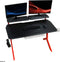 LC-POWER® LC-GD-1R Gamebureau - 130 cm breed - Kabelmanagement - zwart