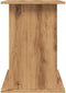 vidaXL - Aquariumstandaard - 101x41x58 - cm - bewerkt - hout - artisanaal - eiken