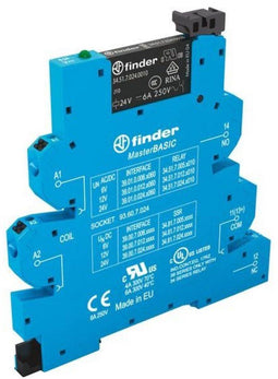 Finder 39.01.0.006.0060 Koppelrelais 6 V/DC, 6 V/AC 6 A 1x wisselcontact 1 stuk(s)