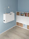 Wandbureau zwevend hangend - bureau wandmontage - inklapbaar - ruimtebesparend