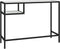 vidaXL - Computerbureau - 100x36x74 - cm - gehard - glas - witmarmerkleurig