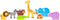 New Classic Toys® Houten Safari Dieren - Speelfigurenset met 8 dieren - Inclusief houten opbergdoos